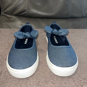 Girls Carter’s lights to blue white with glitter